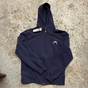 Reebok Dark Blue Zip-Up Hoodie